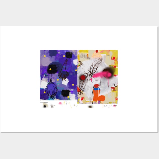 Abstract talk 007 Wall Art by sakont